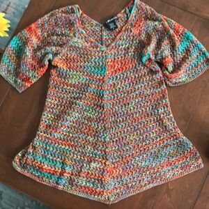 Multicolor Knit Women's Sweater‎ Top